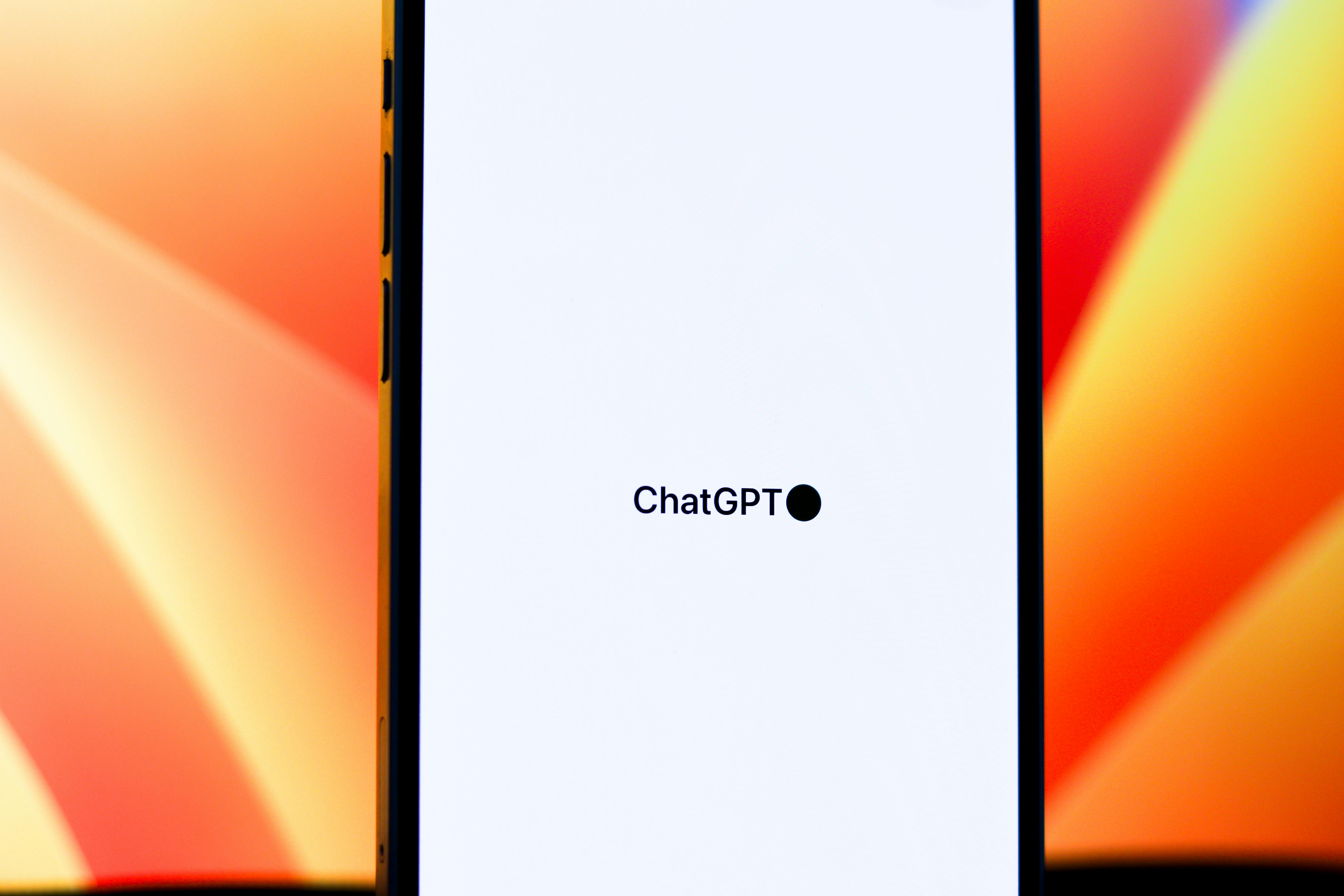 ChatGPT on Phone Screen